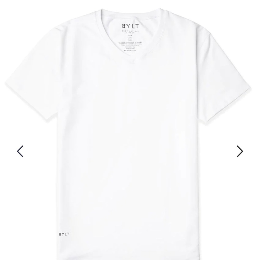BYLT Drop Cut Lux V Neck T Shirt XL